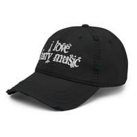 Image 2 of I Love Furry Music Distressed Hat