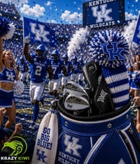 Image 1 of University of Kentucky UK Wildcats custom Golf Club Cover hand knit logo College football -aa40f948