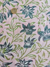 Image 3 of Namaste fabric fleurs de lys