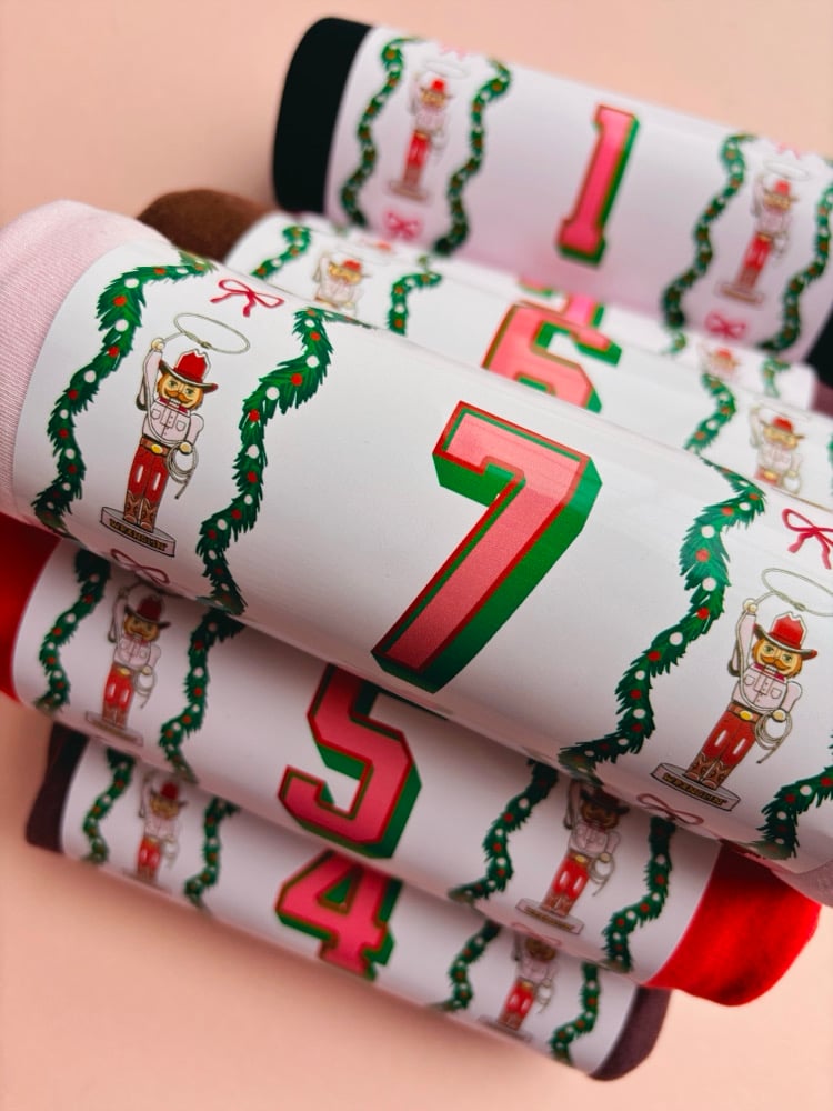 Image of 7 days of CHRISTMAS t-shirt advent calendar 