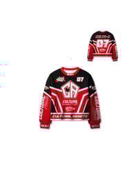 Image 1 of Moto Racing Jersey (Black & Red)