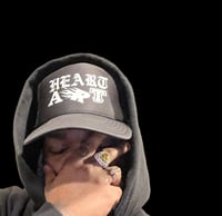 Image 2 of Heart Art trucker hat