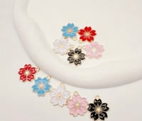 Image 1 of Enamel Sakura Charm 
