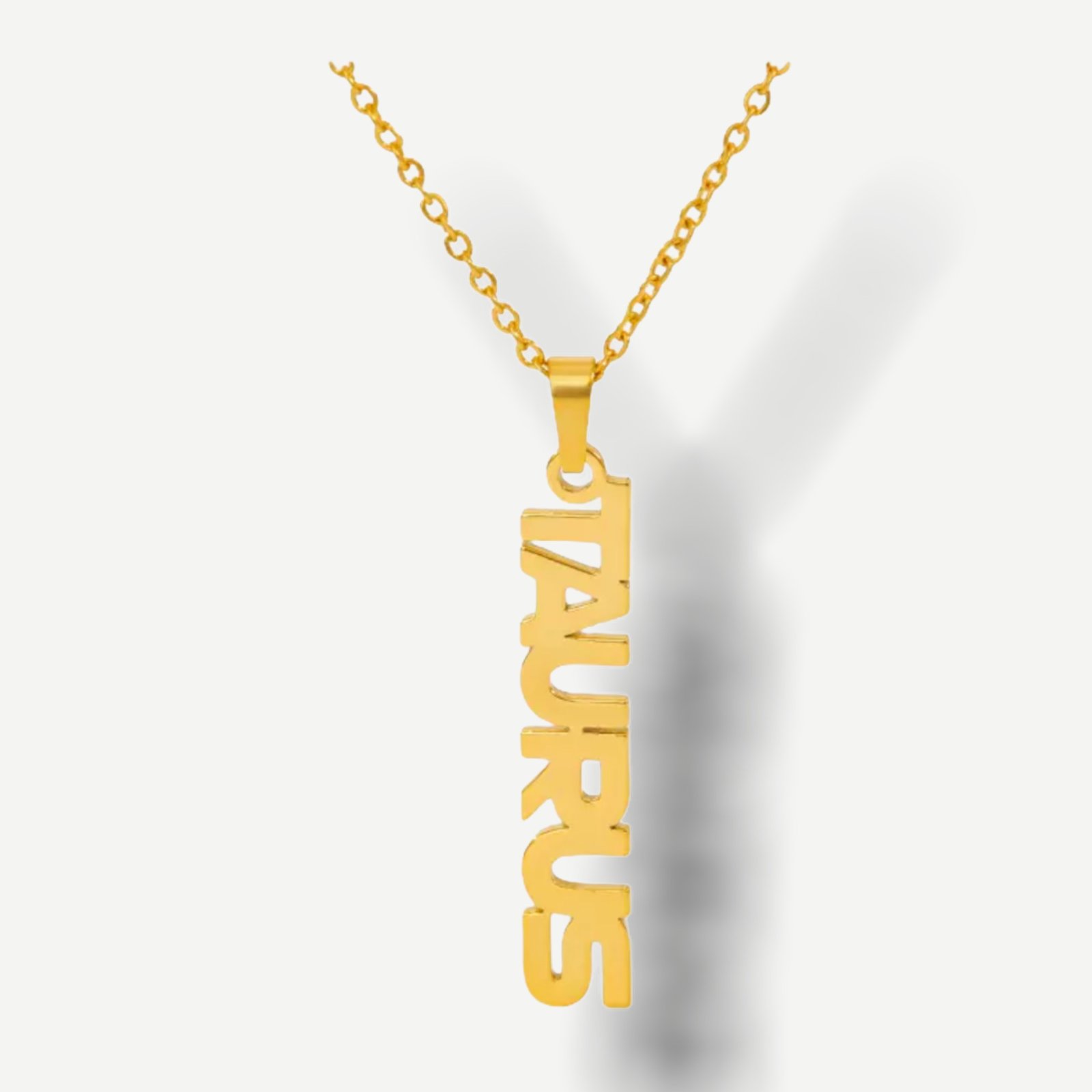 vertical zodiac necklace