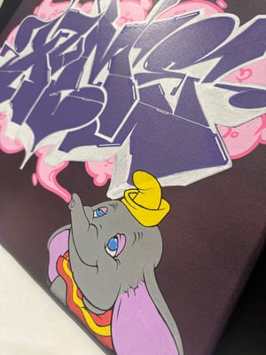 Image of Sleepy Dumbo 16 x 20 Canvas