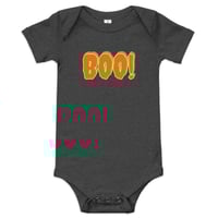 Image 9 of Baby Short Sleeve Onesie - Boo! Its Poo!