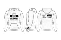 Image 2 of LocalHoops Class Of 20XX Fleece Hoodie - Heathered White/Black