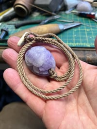 Image 4 of Amethyst Scarab amulet. 