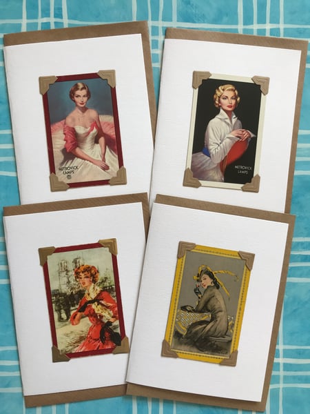 Image of Vintage Playing Cards Selection-Ladies