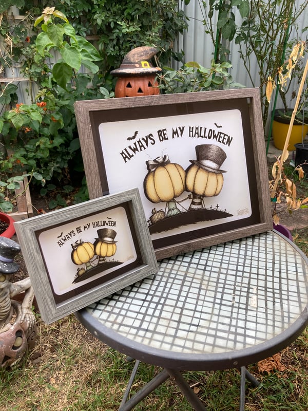 Image of "Always Be My Halloween" Shadow Box