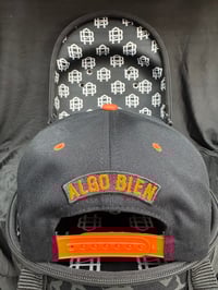 Image 2 of AB Logo - Black w/ Orange Brim