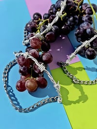 Image 2 of EXTRA THICK BARBED WIRE CHOKER