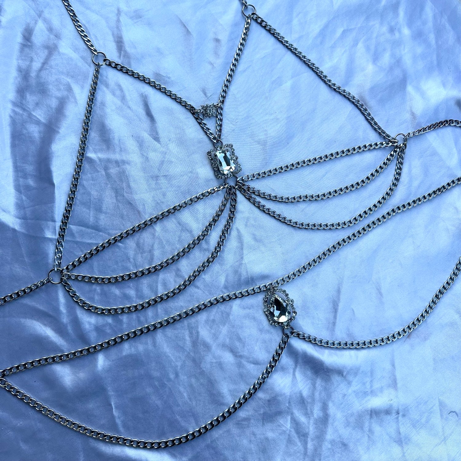 Image of Chance Chain Harness set- clear 