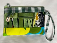 Image 1 of Vintage Hawaiian fabric clutch with Palaka #30