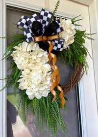 Image 2 of Elegant hydrangea Wreath