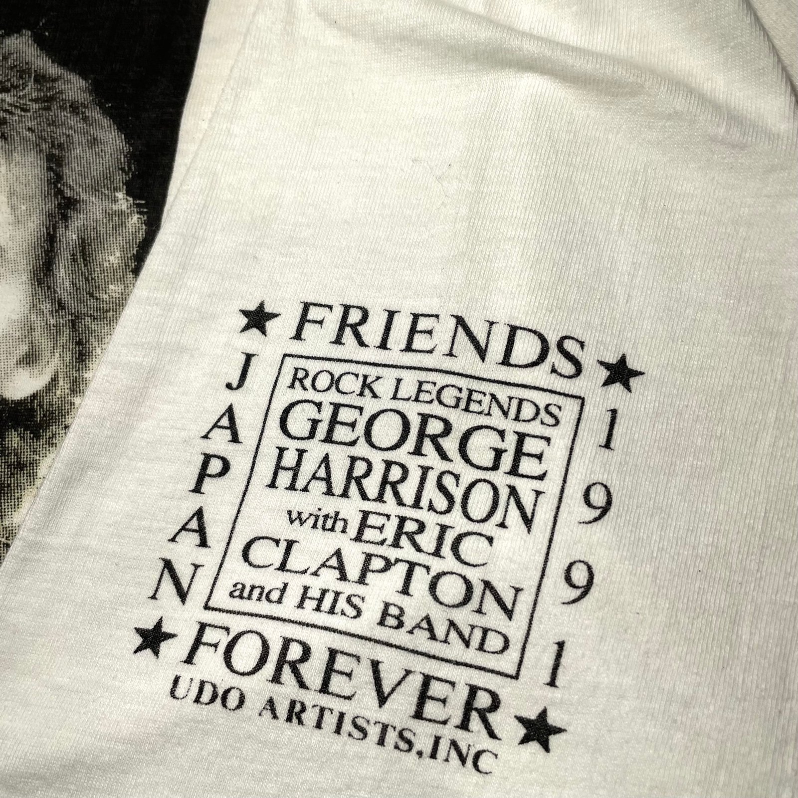 1991 Harrison & Clapton Japan Tour Shirt Size Large | ChinaCatClothing