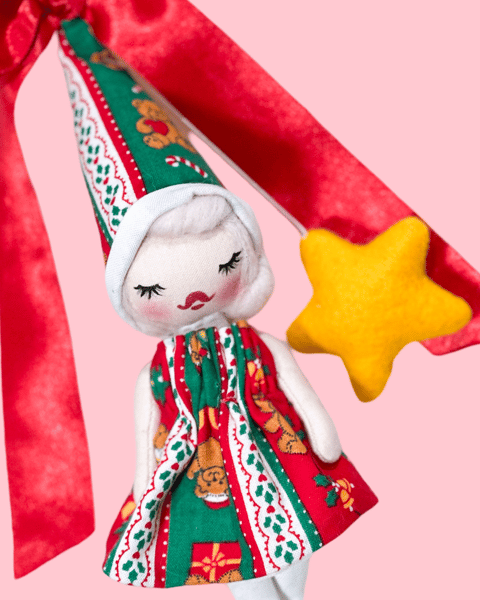 Image of ORNAMENT ELF ART DOLL #2