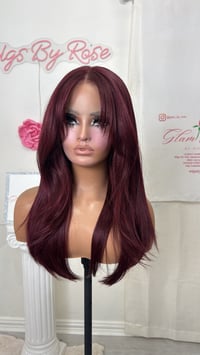 Image 10 of Cherry curtain bangs luxury (ready to ship) 