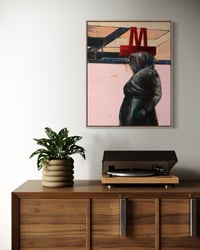 Image 7 of Painting / maleri / "København – Malerdrømme og tankestreger – Metrokonen" / 60x75 cm