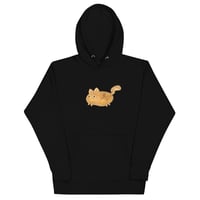 Image 2 of Potato Cat Hoodie (White/Black)