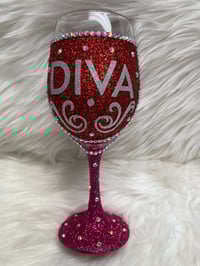 Image 1 of The “Diva” Wine Glass