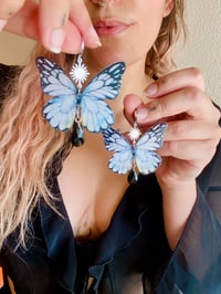 Image 2 of 🦋Butterfly Earrings🦋 Silver