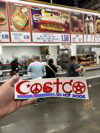 Image 3 of I Exist On $1.50 Hot Dogs - bumper sticker