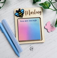 Image 1 of Sticky note pad holder-bee
