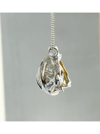 Image 2 of Sterling & Gold Watercast Pendant