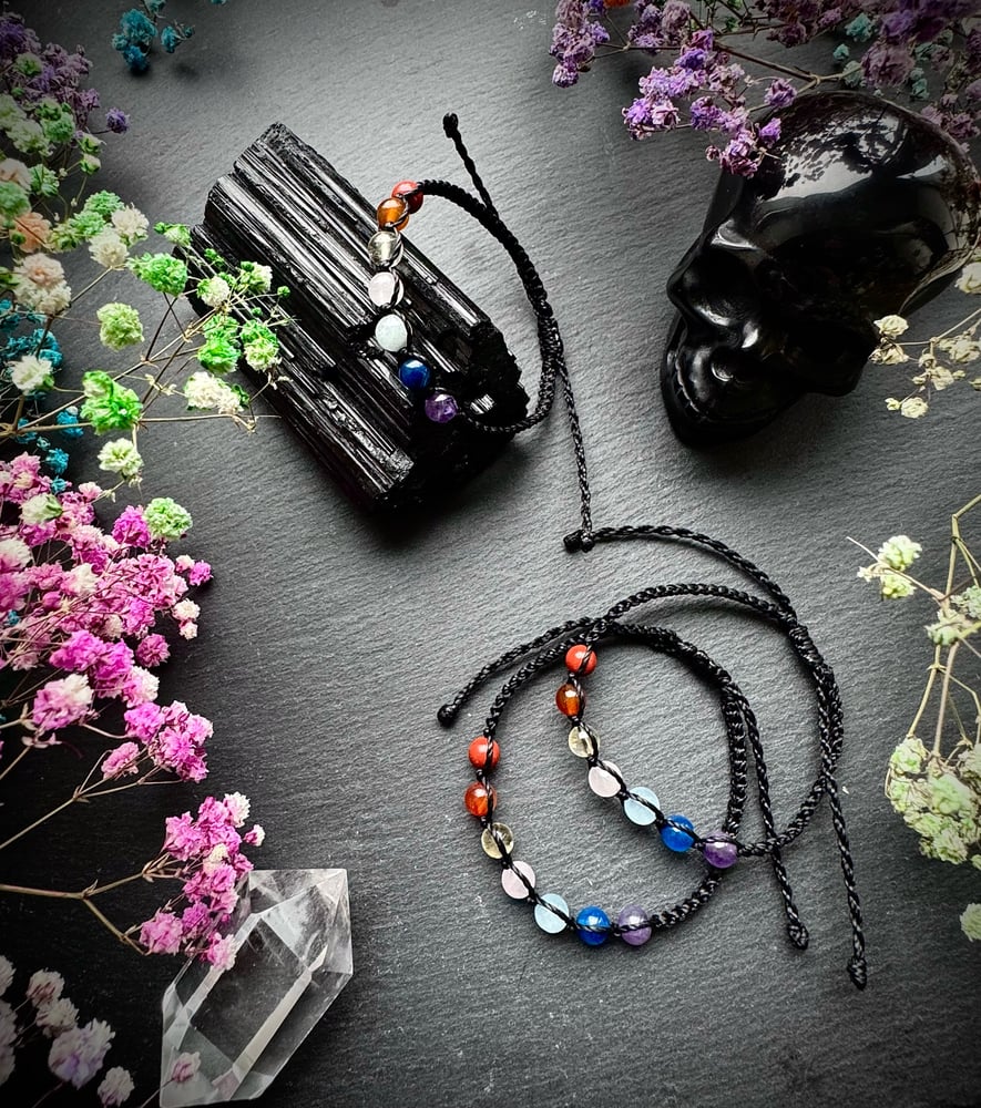 Image of Bransoletki plecione czakralne