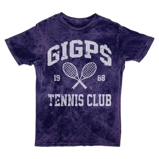 Image of GIGPS PURPLE TENNIS CLUB TEE