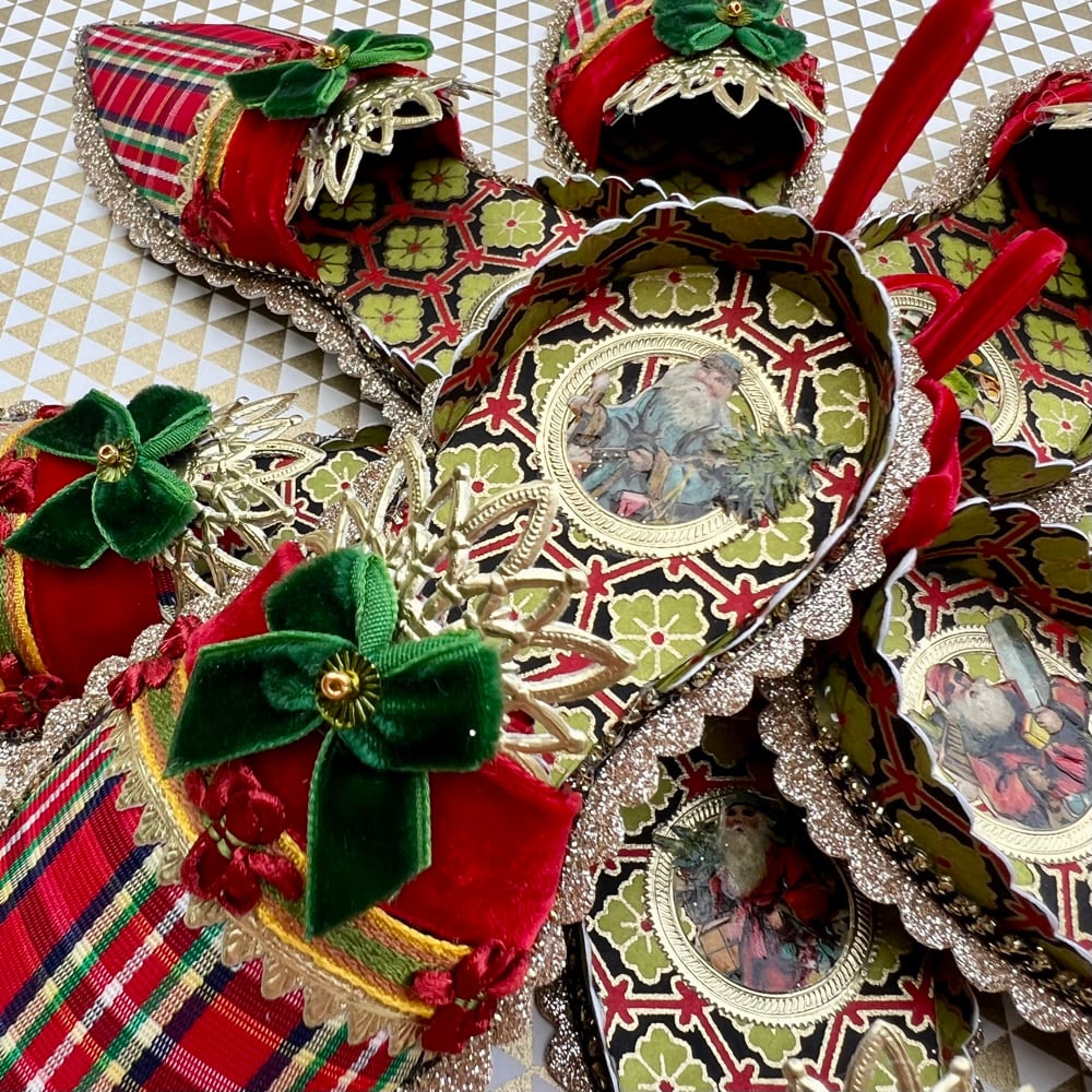 Image of Plaid Christmas Slipper
