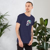 Image 16 of Colorful Neon Watercolor Skull Unisex t-shirt