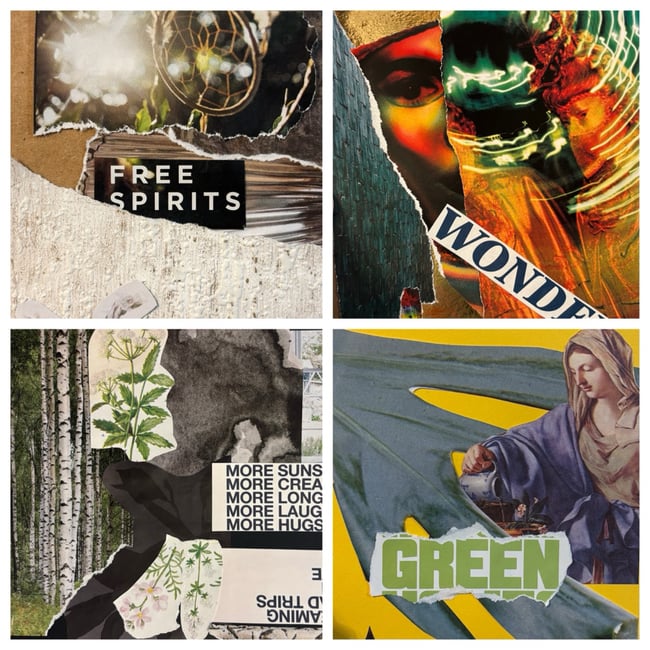 Relaxing Guided Collage Workshop