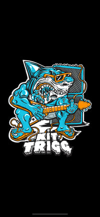 Image 3 of KIT TRIGG “BLUE FURY” HOODIE