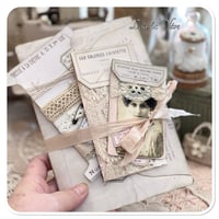 Image 17 of Vintage French envelope of lace samples and booklet