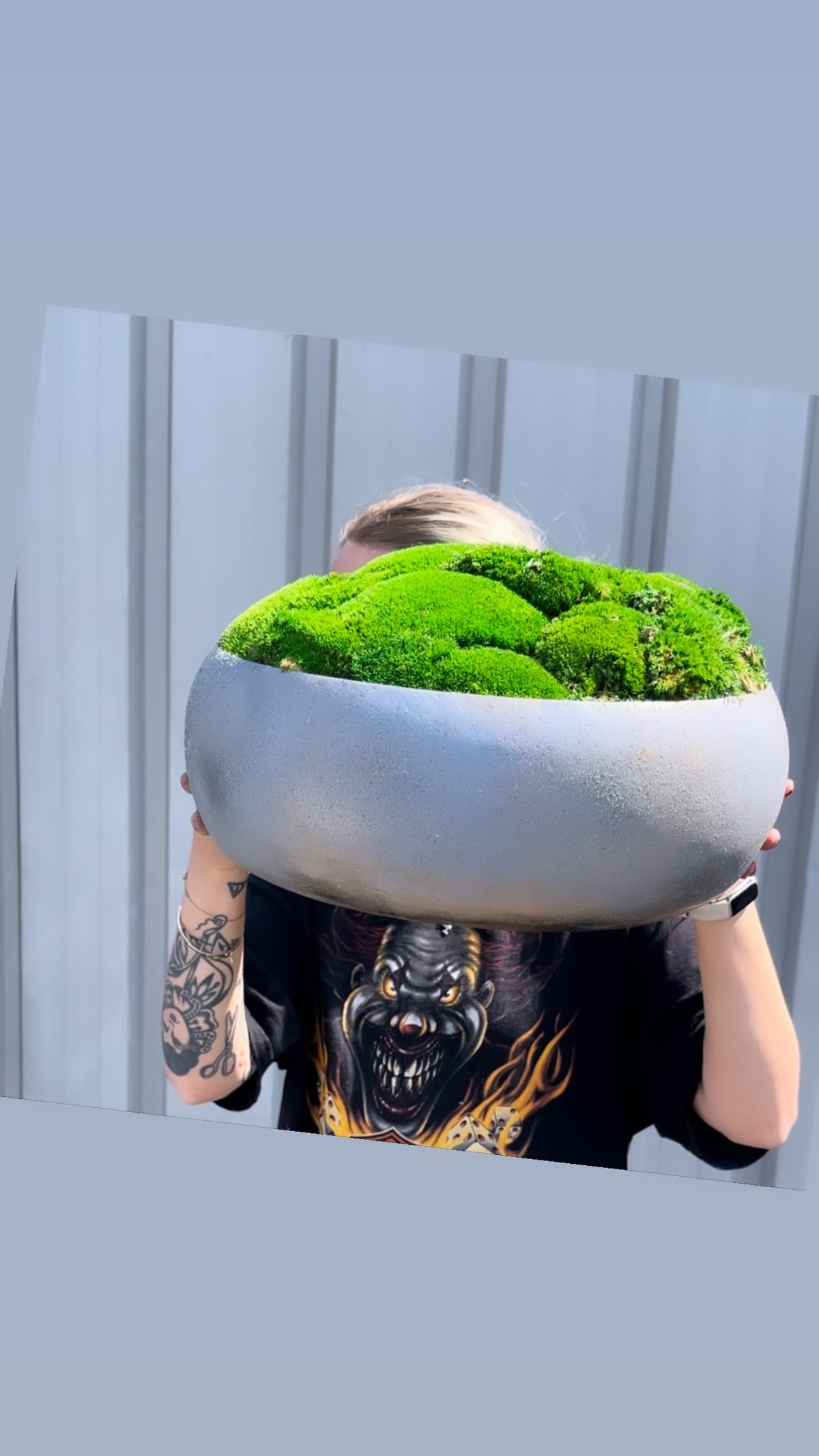 Image of CONCRETE COLLECTION XL moss bowl