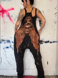 Image 4 of “ETHERIAL” CUSTOM BLEACH PAINTED OVERSIZED JUMPER MEDIUM