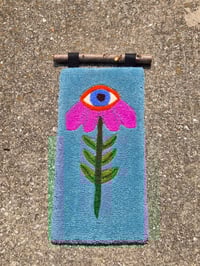 Image 2 of Echinacea eyeball wall hanging
