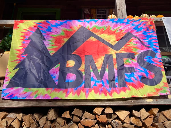 Image of BMFS Tie Dye flag