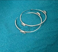 Image 1 of Dignity Hoops (925 Sterling Silver)