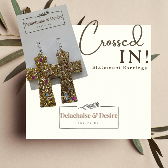 Image of Crossed In Statement earrings 