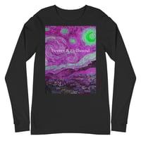 Image 5 of Starry Night Nuclear Fuchsia Long Sleeve Tee