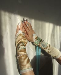 Image 1 of Glow Heart Arm Warmers 