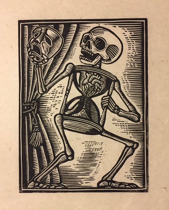 Thespian Block Print