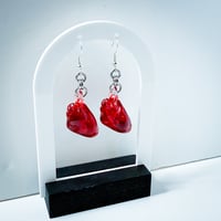 Image 2 of ‘Cor’ Chainmail Earrings. 