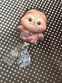 Image 1 of Chewbacca badge reel