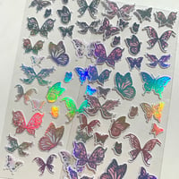 Image 2 of holo foil butterflies