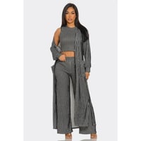 Image 1 of Wide Leg DIVA 3 Piece Set 