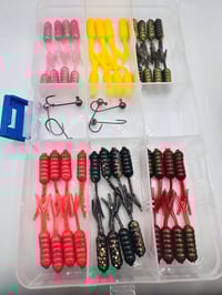 Split Tail Grub Miniinow 48 pcs Kit #3